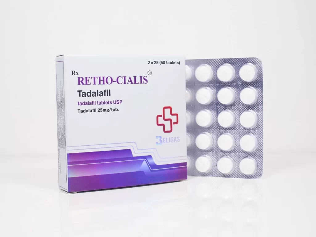 Retho-Cialis Tadalafil (Generikum für Cialis®) 50 tabs (25mg/tab)